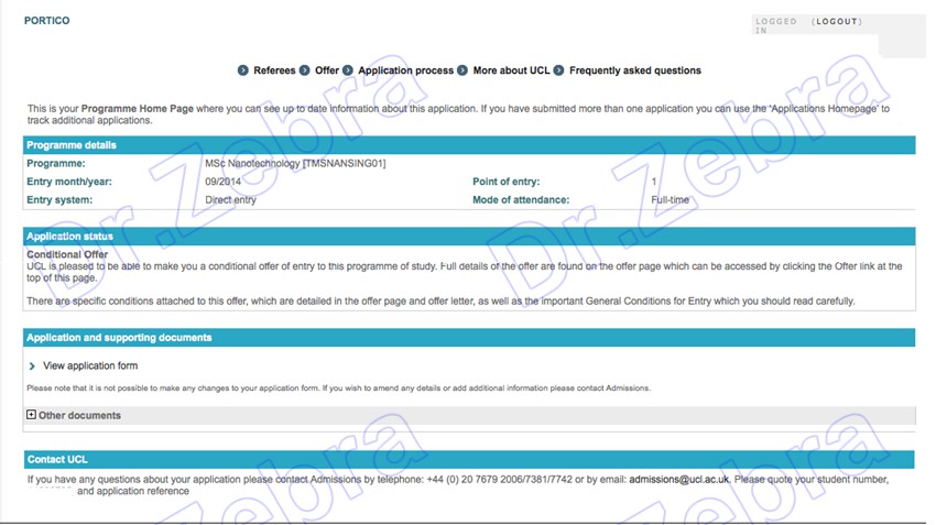  University College London (UCL)， MSc Nanotechnology， 伦敦大学学院纳米技术硕士