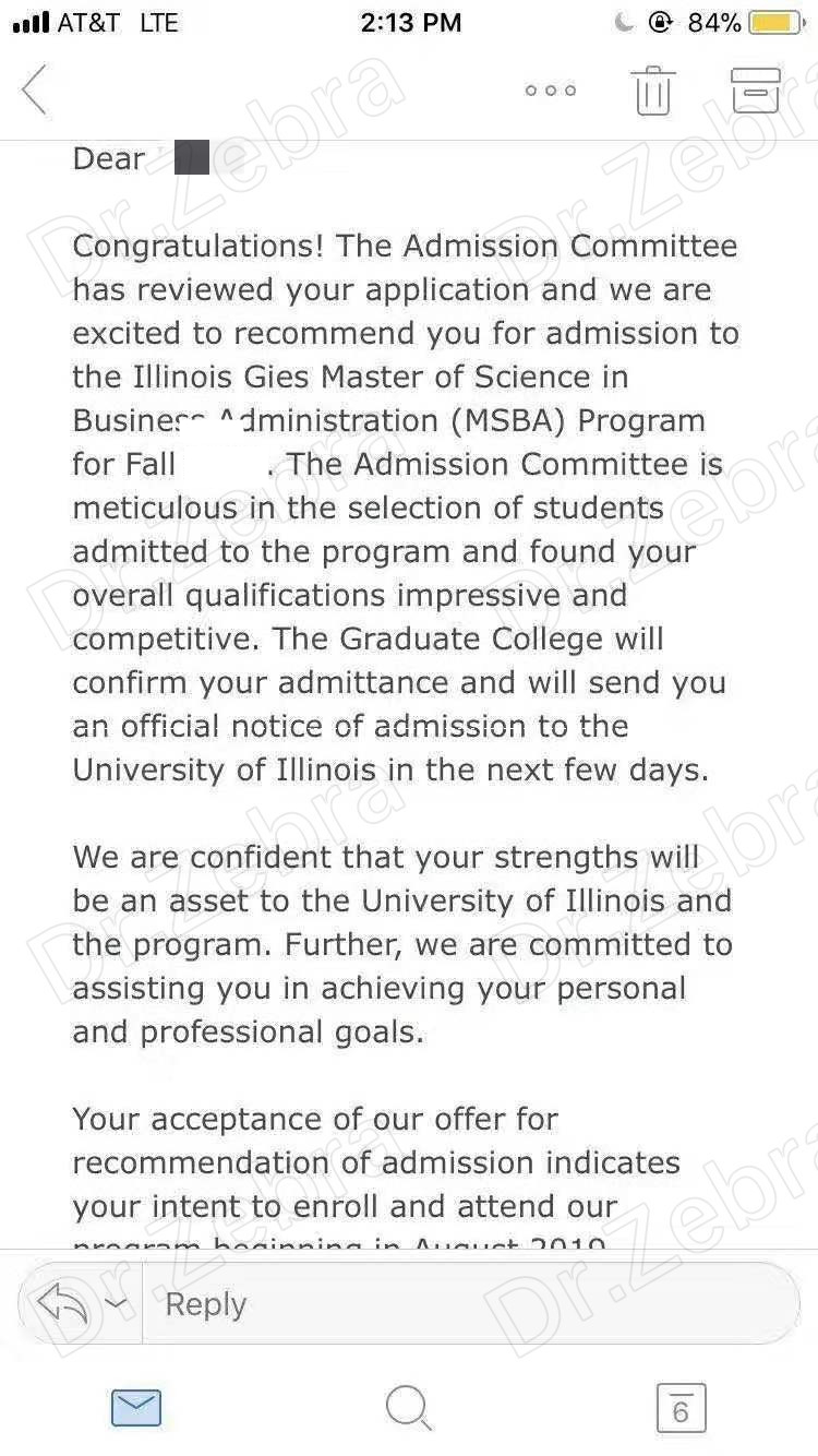 University of Illinois at Urbana-Champaign ,UIUC,Master of Science in Business Administration ,MSBA,伊利诺伊大学厄巴纳-香槟分校,工商管理硕士